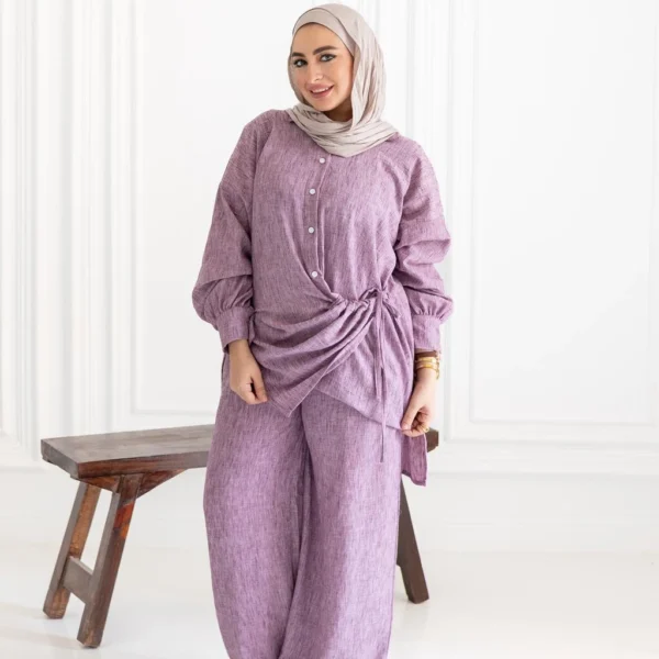 SUIT WASHED LINEN