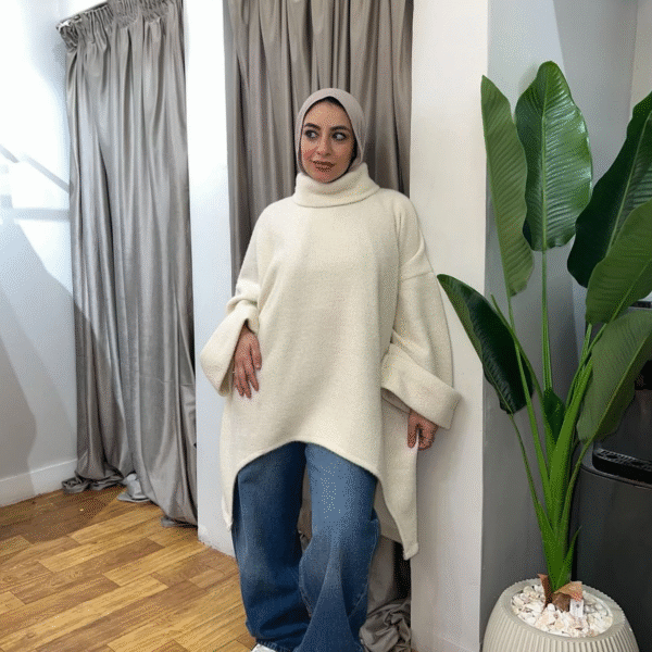 Pullover Mohair Metalic