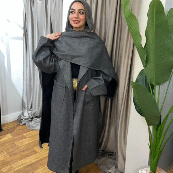 Basic Coat With Scarf