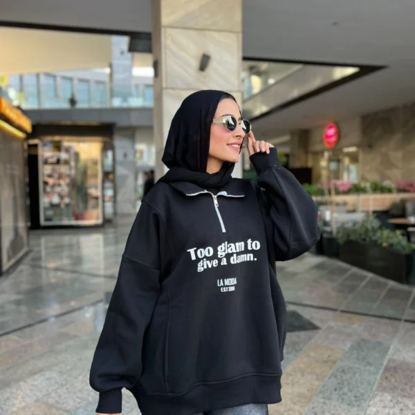 Short Hoodie Printed