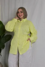 Striped Poplin Blouse - Image 2